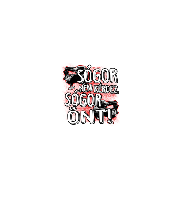  minta fekete pólón