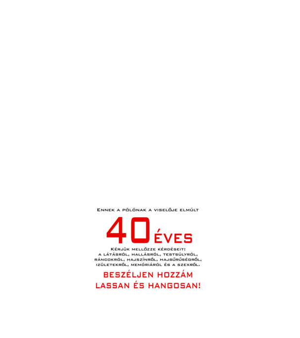  minta fehér pólón