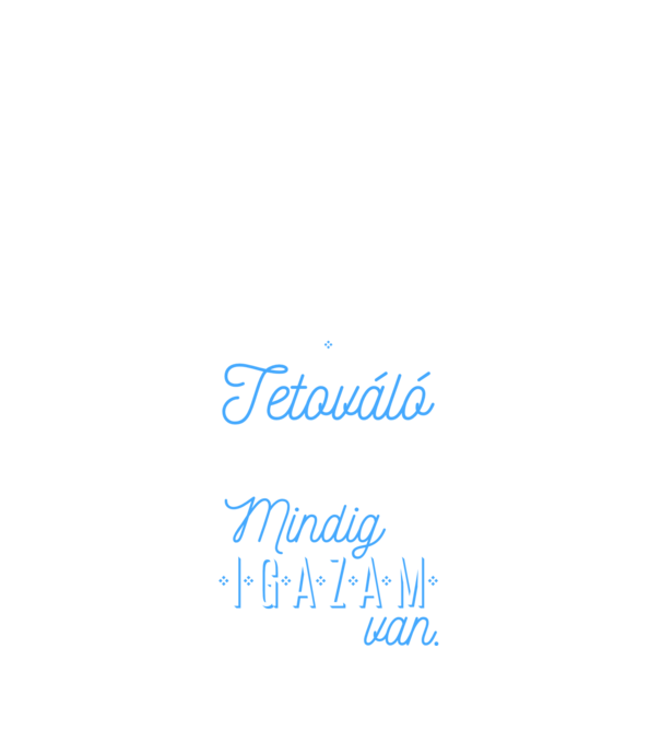  minta fekete pólón