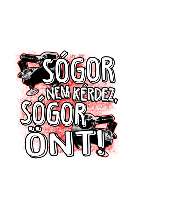  minta fekete pólón