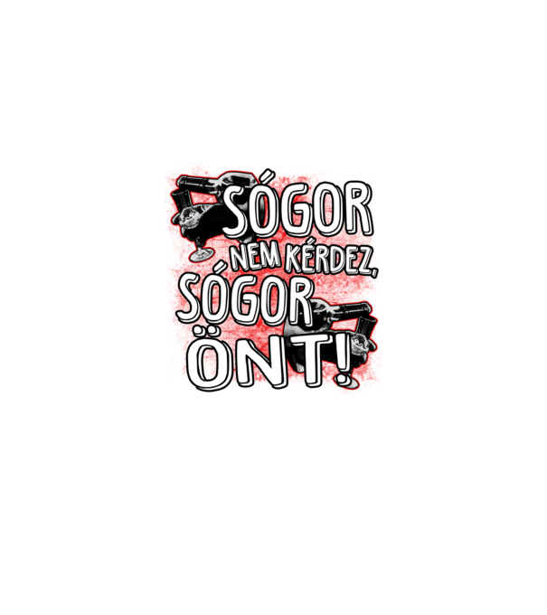  minta fekete pólón