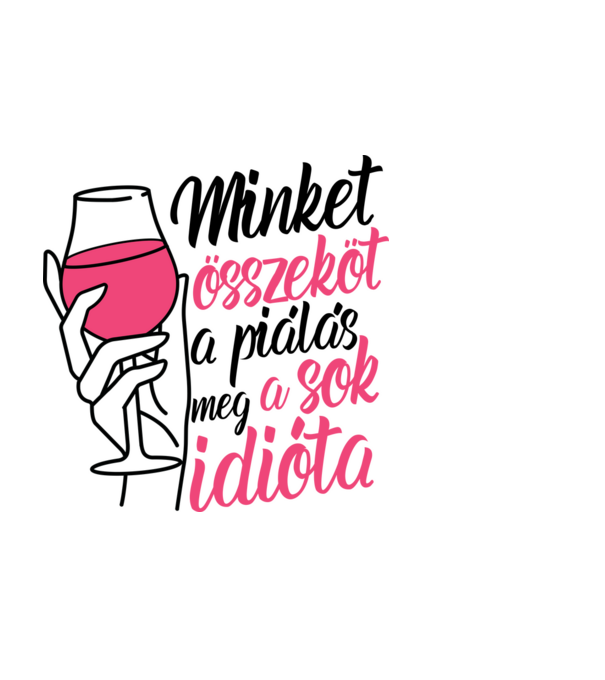  minta fekete pólón