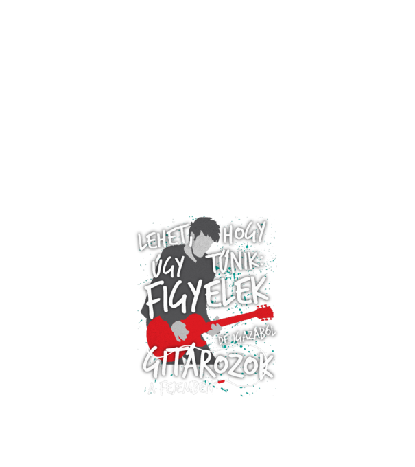  minta fekete pólón