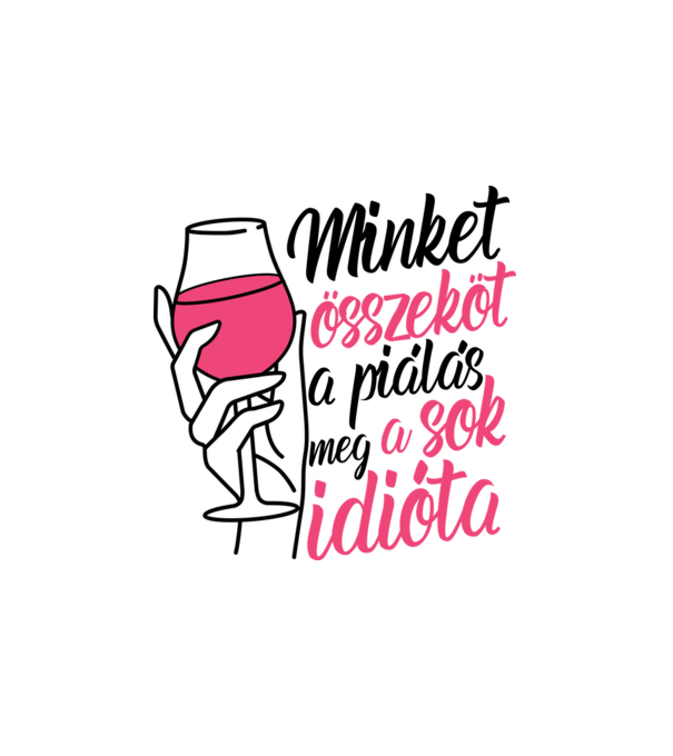  minta fehér pólón
