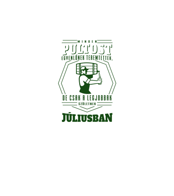  minta fehér pólón