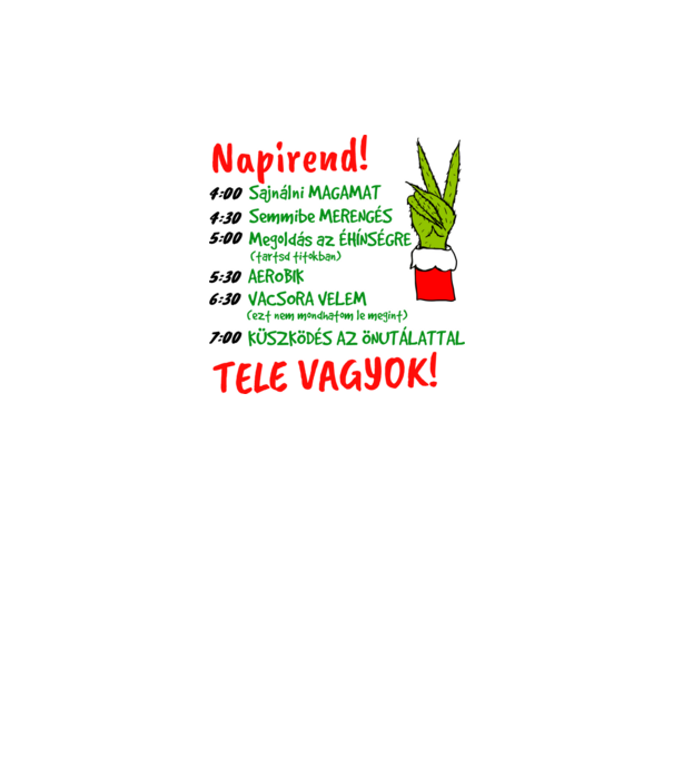  minta fehér pólón
