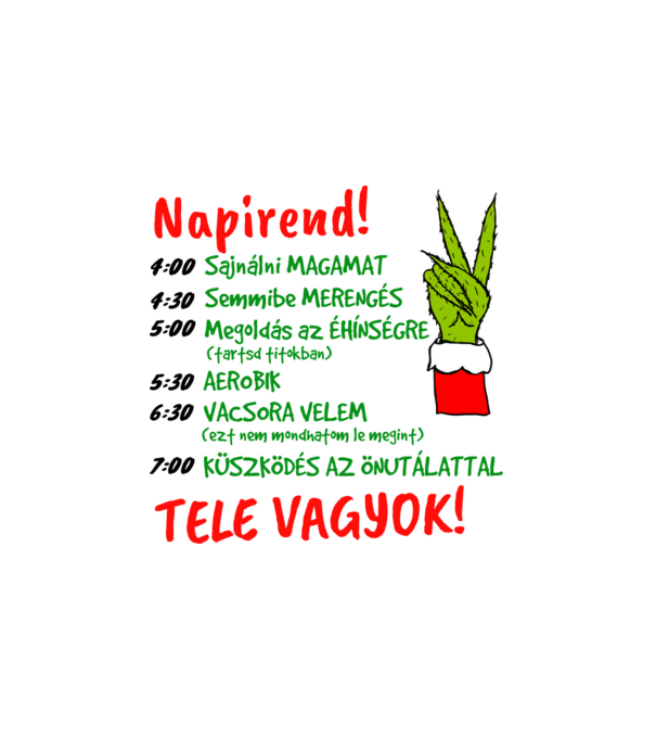  minta fehér pólón