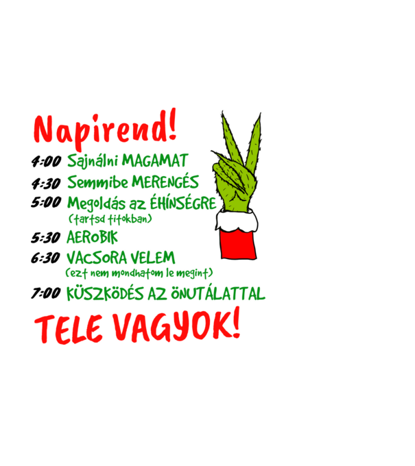  minta fehér pólón