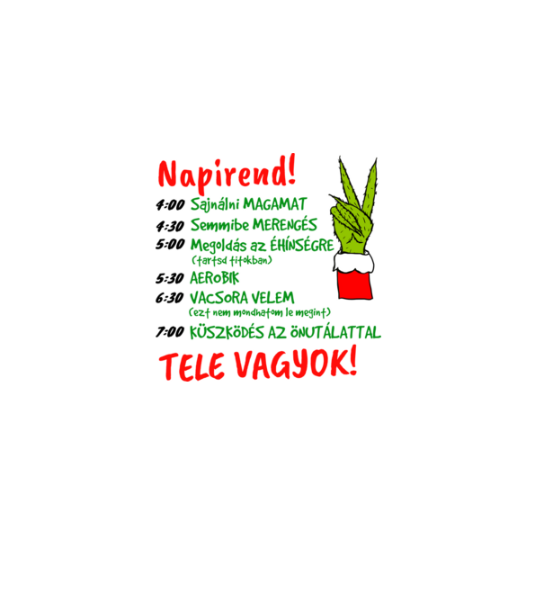  minta fehér pólón