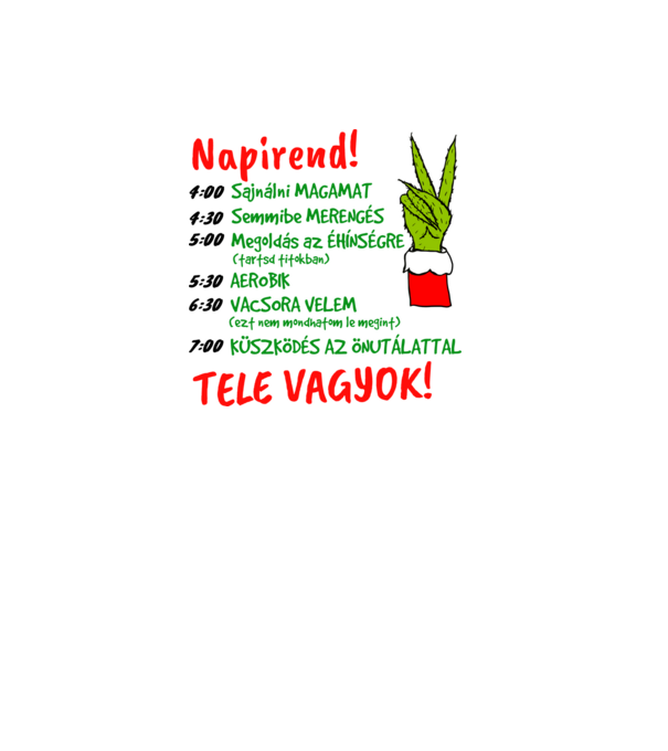  minta fehér pólón