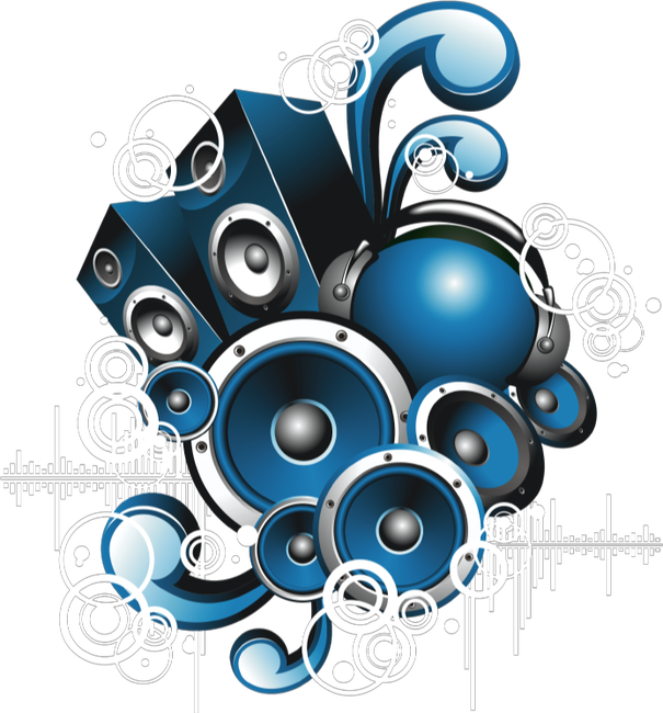 Music Design Blue
