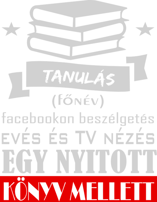 Tanulás = facebookon beszélgetés, evés, tévézés egy nyitott könyv mellett
