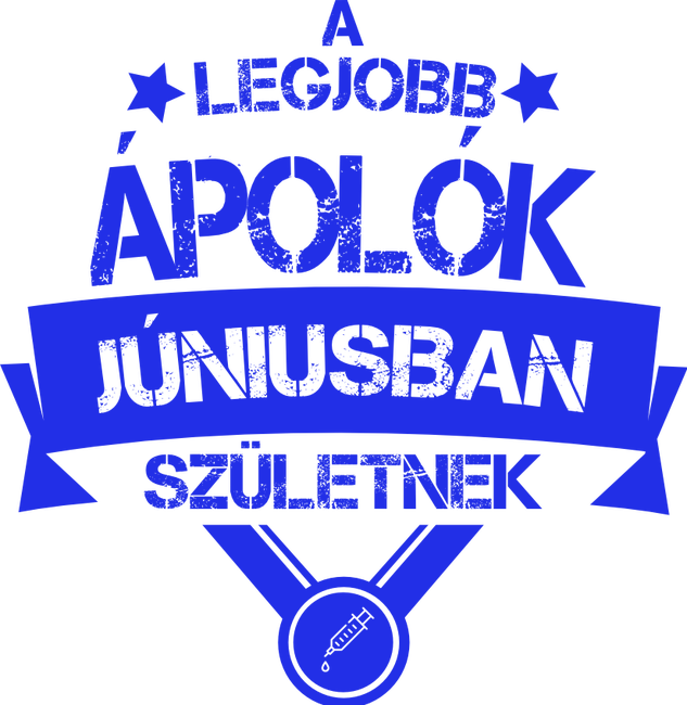 Csillagos legjobb szülinapos ápoló JÚNIUS