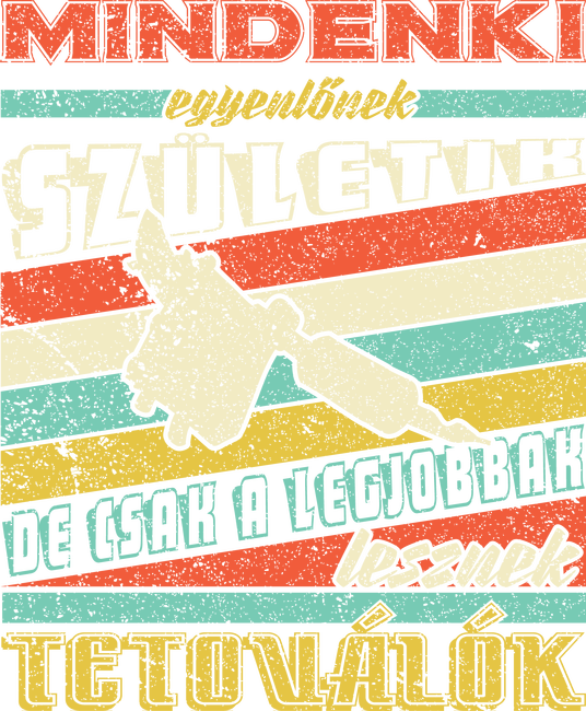 Retro mindenki egyenlő tetováló  