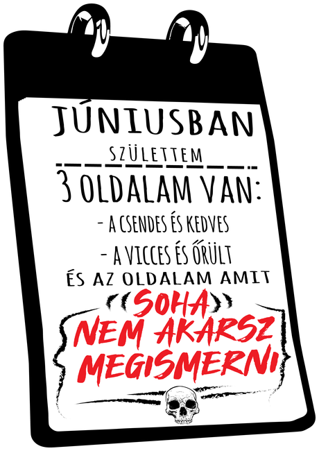 Júniusban születtem, 3 oldalam van
