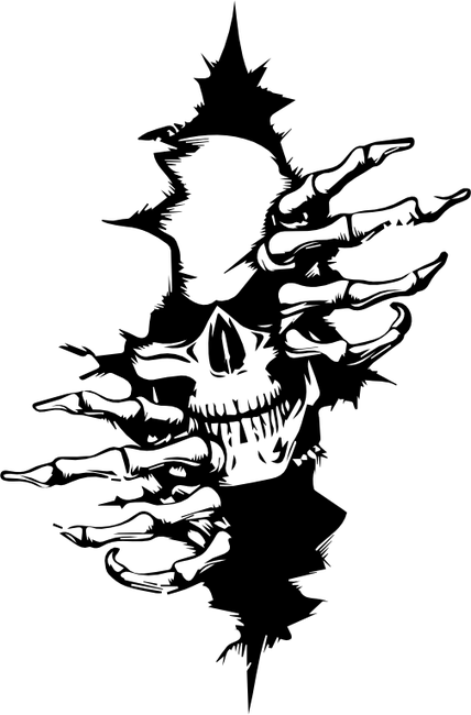kukucskáló csontváz