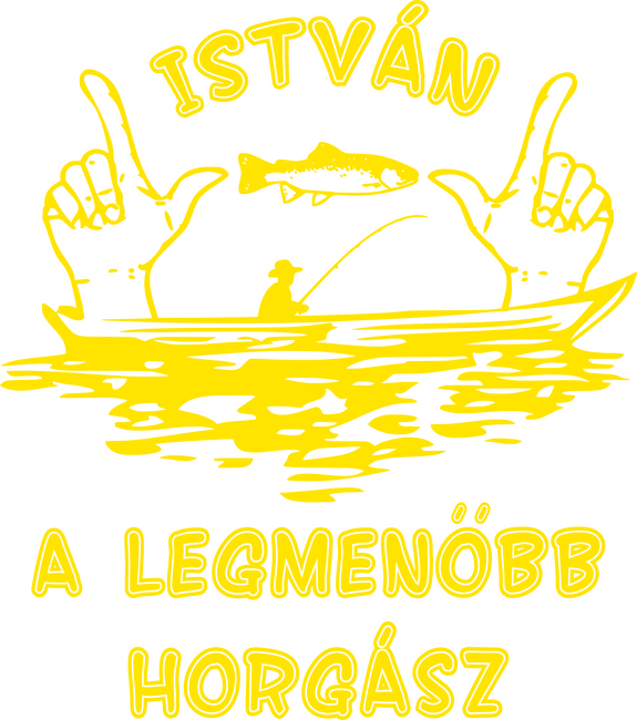 Horgász István színezhető
