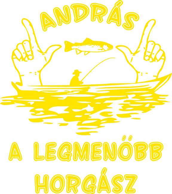 Horgász András színezhető