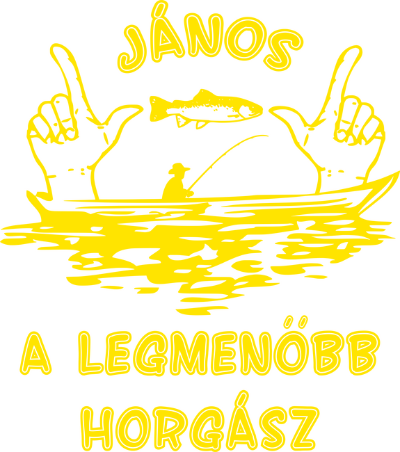 Horgász János színezhető