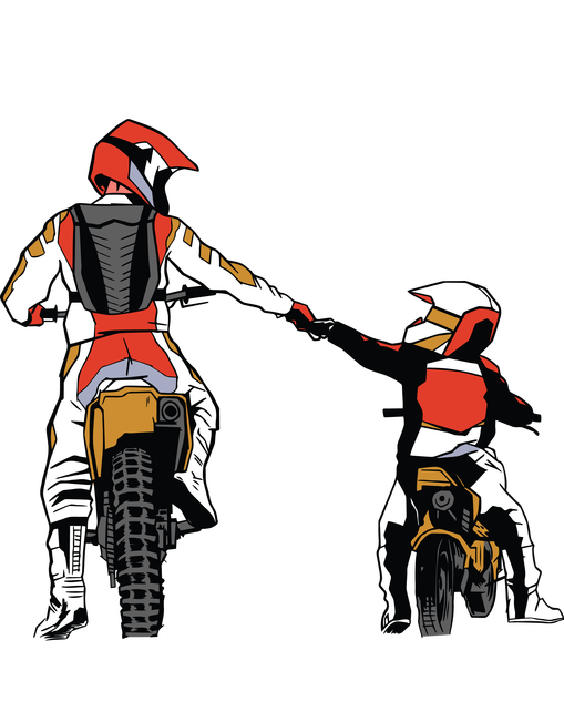 Apa és Fia a Legjobb Barátok - Motoros