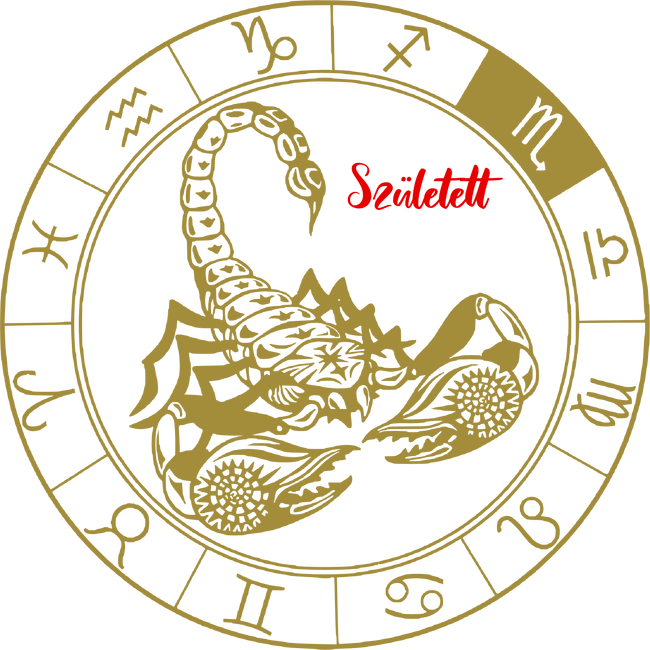 Született skorpió színezhető