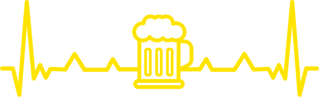 Heartbeat with beer (színezhető)