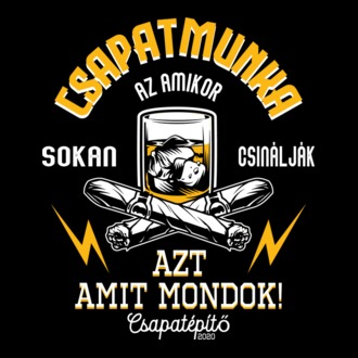 Csapatépítő főnök póló 2020