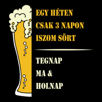 Egy héten csak 3 napon iszom sört