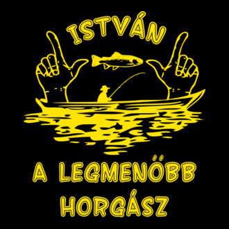 Horgász István színezhető