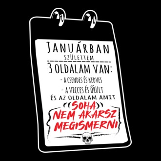Januárban születtem, 3 oldalam van