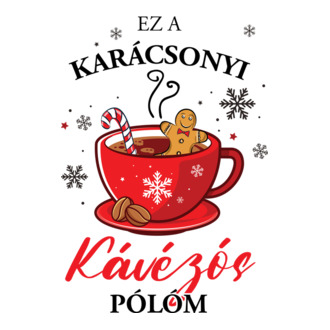 Karácsonyi kávés póló