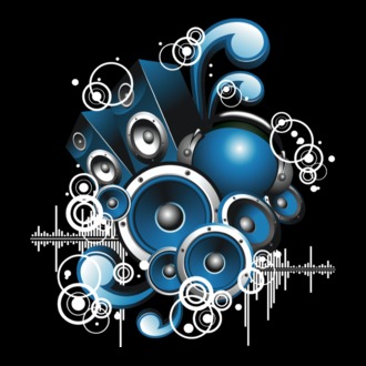 Music Design Blue