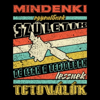 Retro mindenki egyenlő tetováló  