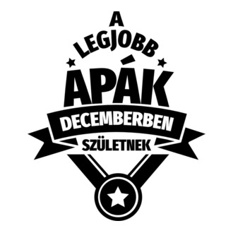 Szimpla Csillagos Szülinapos Apa DECEMBER