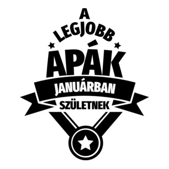 Szimpla Csillagos Szülinapos Apa JANUÁR