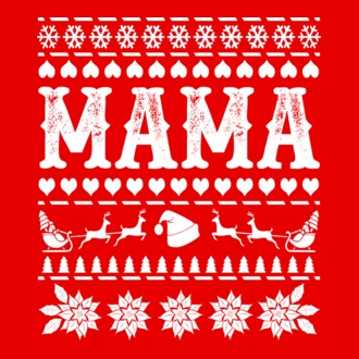 Ugly sweater mama