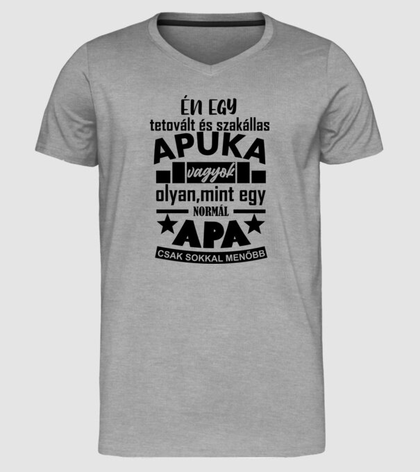  minta szürke pólón