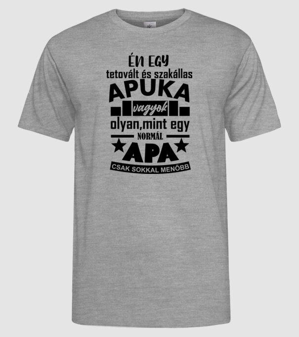 minta szürke pólón