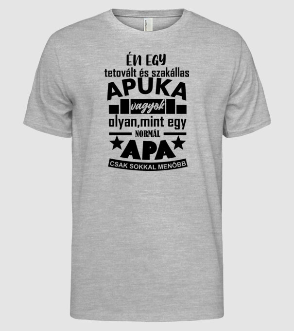  minta szürke pólón