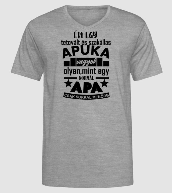  minta szürke pólón
