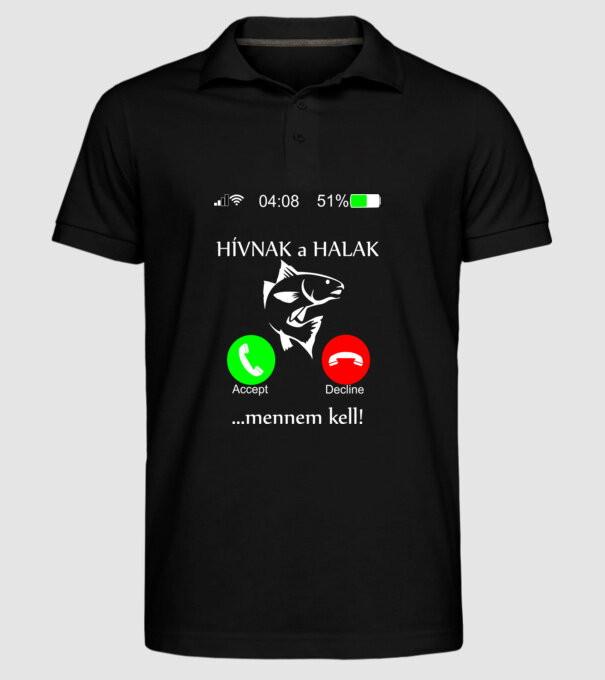  minta fekete pólón