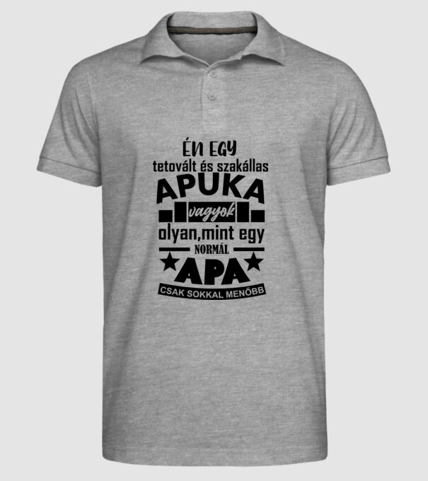  minta szürke pólón