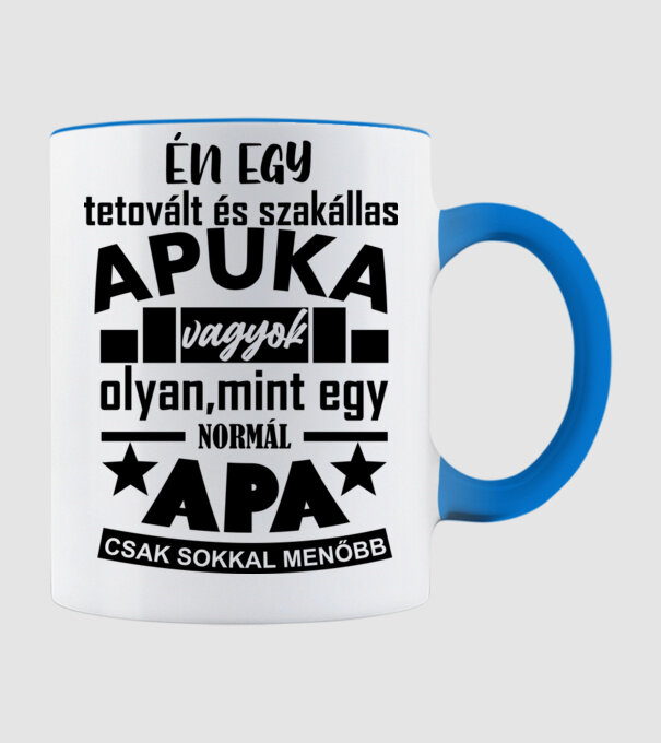 minta világoskék pólón
