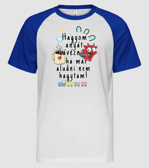  minta fehér/royal pólón