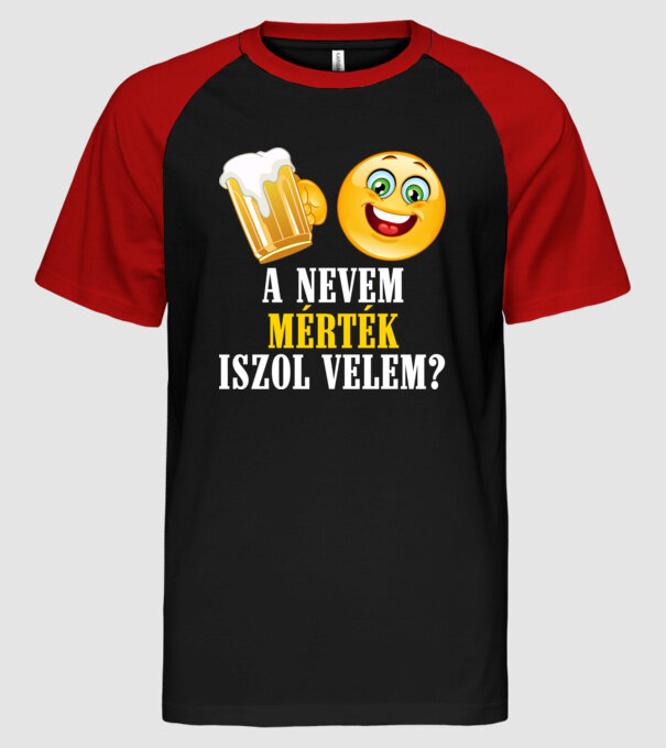  minta fekete/piros pólón