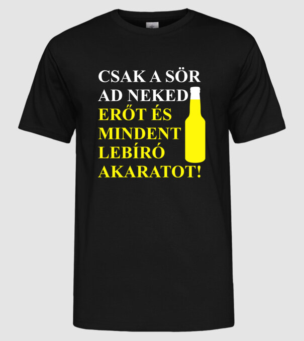  minta fekete pólón