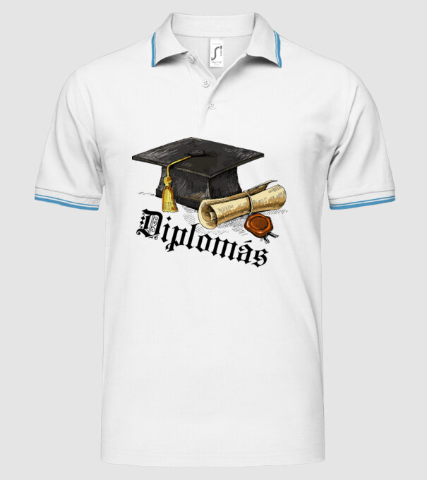  minta fehér pólón