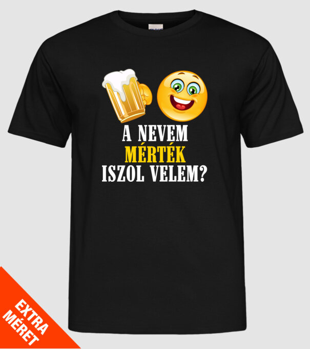  minta fekete pólón