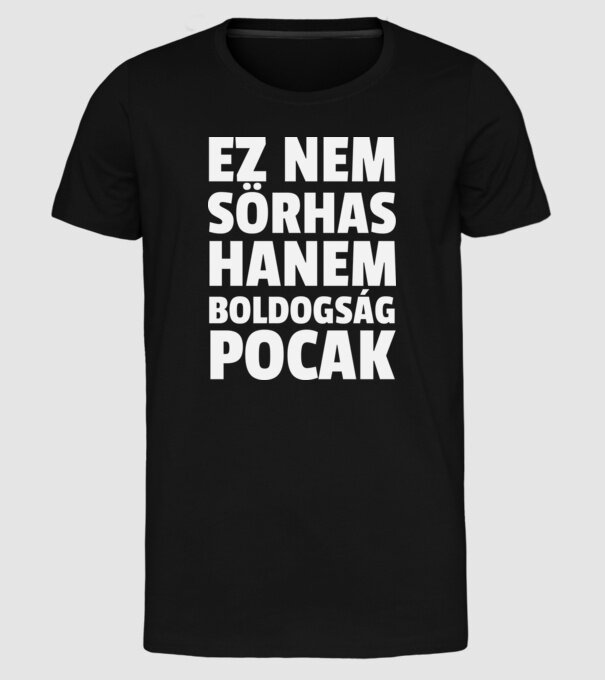  minta fekete pólón