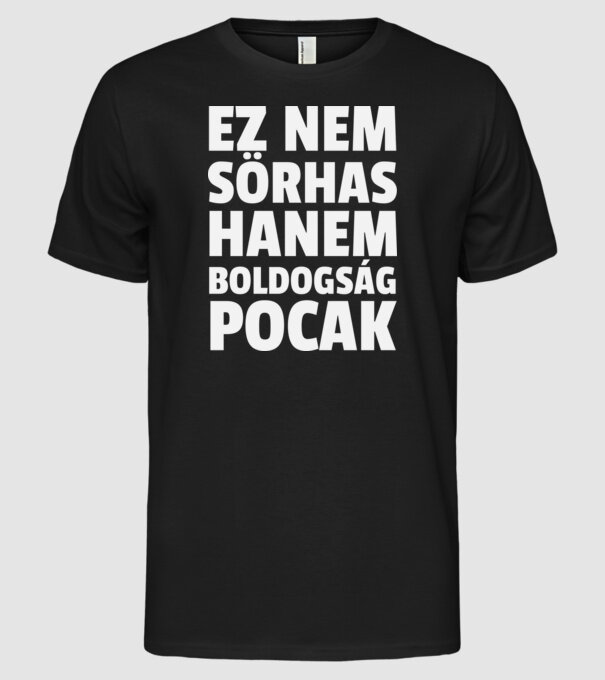  minta fekete pólón